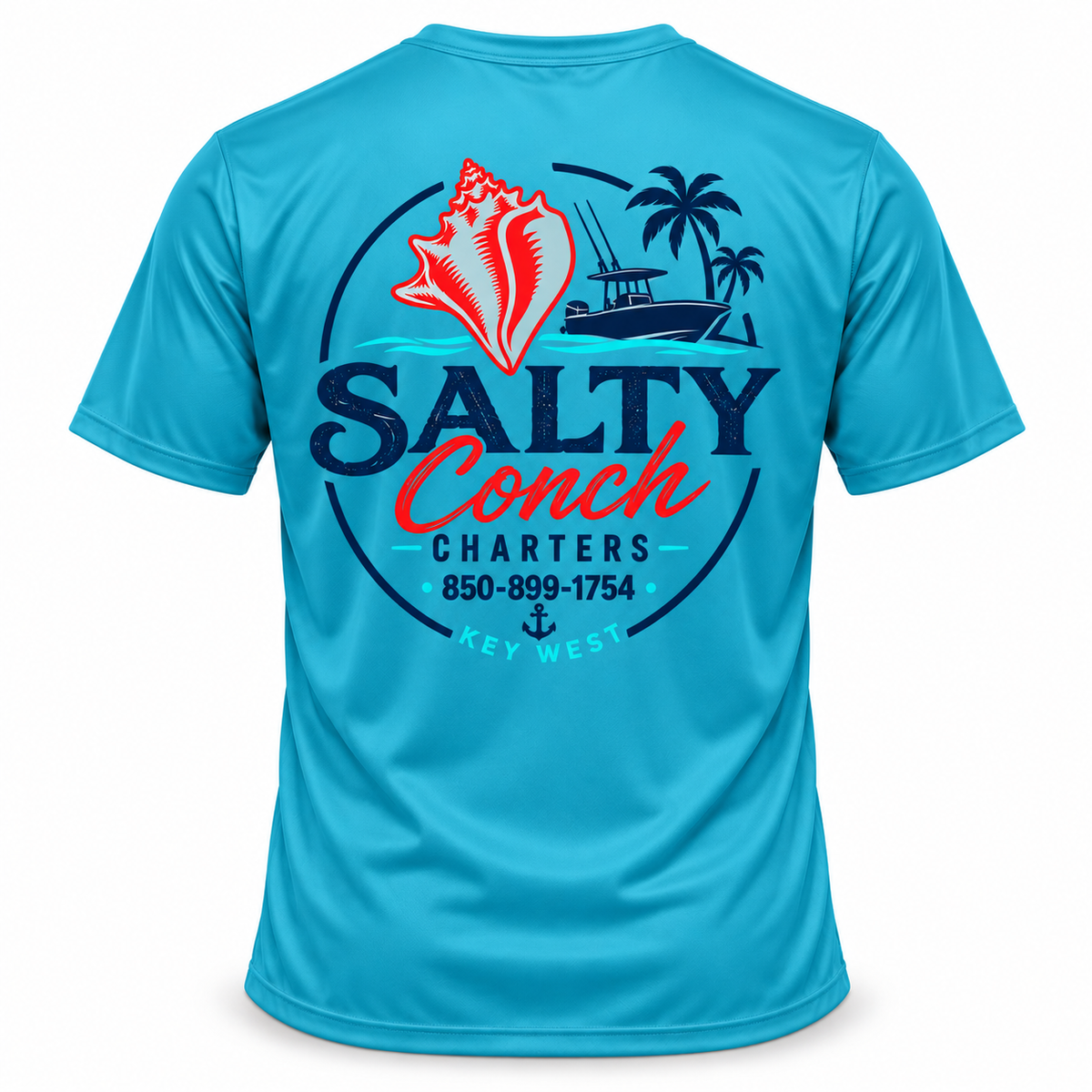 SALTY CONCH TEAL BLUE