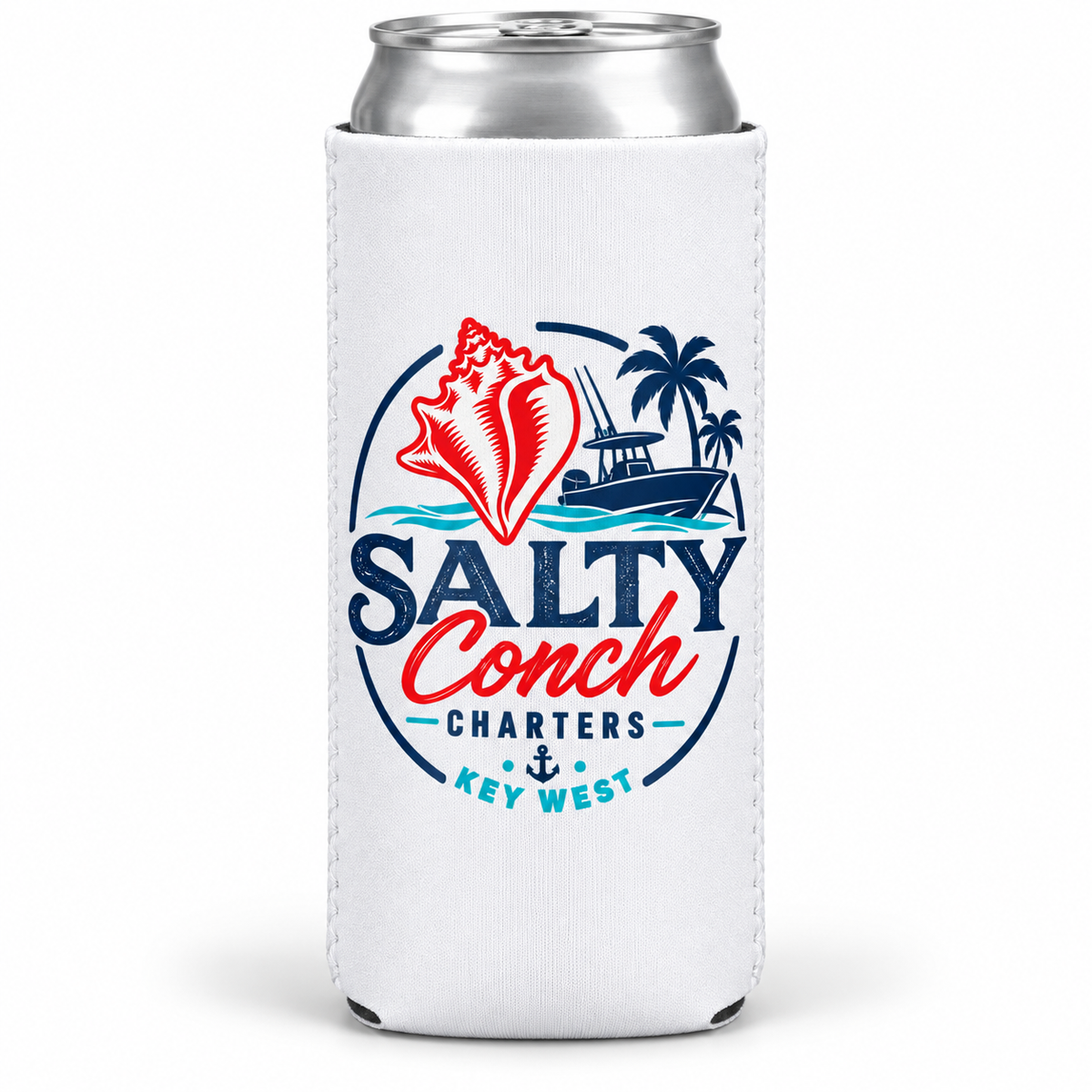 SALTY CONCH TALL KOOZIE