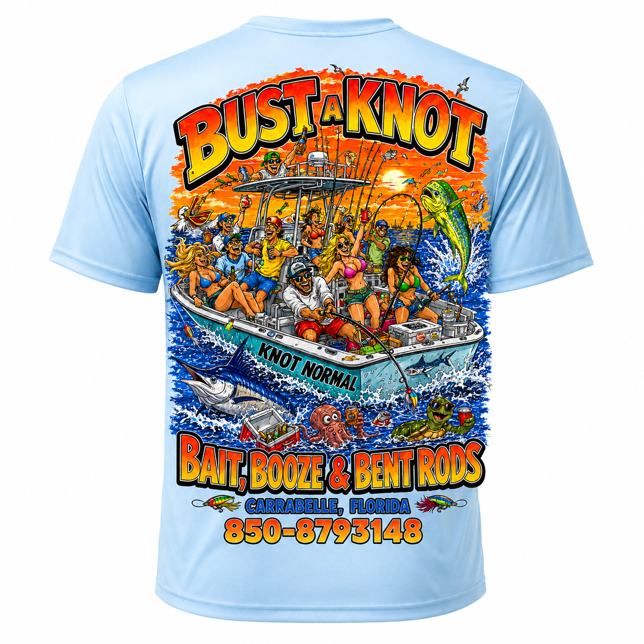 knot normal blue
